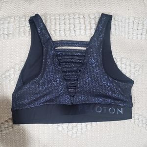 Peloton No Strings Attached Sports Bra Blue Navy